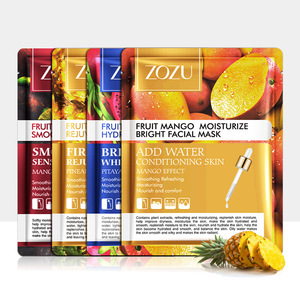 Masque en tissu hydratant et raffermissant ZOZU aux extraits naturels de plantes pour peaux sèches – Vente en gros - Product Image 1