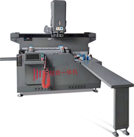 Machine professionnelle de fabrication de fenêtres en PVC/UPVC et en aluminium de haute précision, machine de fraisage et de perçage automatique