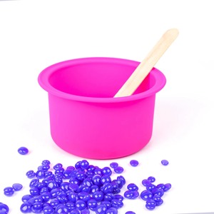 Wally Beauty bol de <span class=keywords><strong>Gel</strong></span> de silice, pot de cire en silicone réutilisable pour chauffe-cire - Product Image 2