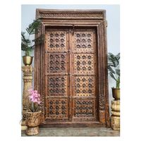 Designs de porte simple en bois Ace Design de porte d'entrée en bois de teck simple Design de porte en bois Philippines