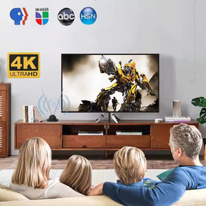 Antenne de télévision intérieure à gain élevé Hf Vhf Uhf Multi-bande 4k Free Digital Telescopic Signal Booster Digital Home TV Antennes - Product Image 3