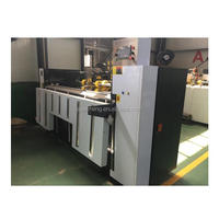 Machine à coudre et à clouer les boîtes en carton semi-automatique QHPACK, double servo, pour boîtes à pièces individuelles