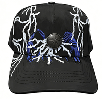 Fabricant Grossiste Haute Qualité G5 Nouveautés Casquettes à Visière Courbe 5 Panneaux en Daim avec Broderie et Logo Métallique