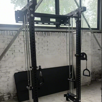 Système de poulies réglable multifonctionnel mural en acier de haute qualité pour entraînement complet du corps à domicile, machine à câbles peu encombrante