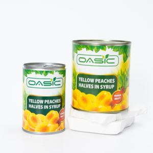 Pêches jaunes en conserve coupées en demi-tranches 425g, très demandées, à bon prix - Product Image 2