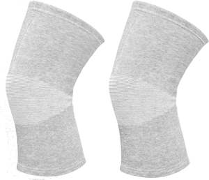 Soporte de <span class=keywords><strong>Rodilla</strong></span> Suave de Carbón de Bambú (Par) - Manga de Compresión Ligera y Transpirable para Artritis, Tendinitis y Correr # ZTHX - Product Image 5
