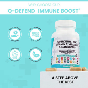 स्पॉट क्रॉस-बॉर्डर हॉट सेलिंग क्सेटिन, जिंक, विटामिन सी, विटामिन डी और एल्डरबेरी कैप्सूल 60-गिनती प्रतिरक्षा वयस्क उपयोग में सुधार - Product Image 3