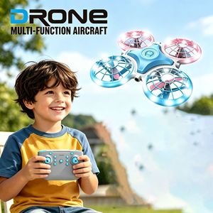 Dron con Control Remoto, Quadcopter con Giro y Rotación, Evitación de Obstáculos, Luz Intermitente - Product Image 4