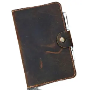 LEATHER JOURNAL REFILLABLE Writing Notebook Lay Flat Lined Notebook Handmade Leather Bound Diary for Men & Women