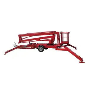 מכירה חמה 6 גלגלים 24M משאית מנוף cherry picker למכירה