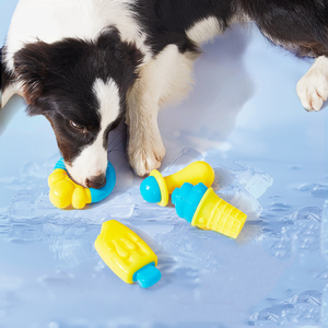 Jouet à mâcher rafraîchissant pour chien en TPR, anneau à mâcher glacé pour l'été, jouet de dentition pour animaux de compagnie, produits pour animaleries - Product Image 6