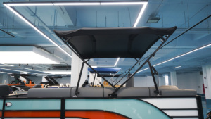 Nuevo barco pontón eléctrico de aluminio de lujo de 16 pies 4M-8m OEM ODM para cruceros en lagos y aventuras de pesca - Product Image 4
