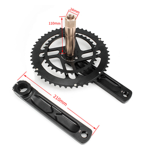 Manovella per bicicletta pieghevole per <span class=keywords><strong>bici</strong></span> da strada personalizzata con manovella per <span class=keywords><strong>bici</strong></span> a doppio disco BB - Product Image 6