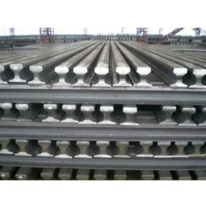 Rail de chemin de fer en acier, léger/lourd 55Q q5 50Mn U71Mn 12kg 15kg 50kg 60kg R260 60E1 60E2