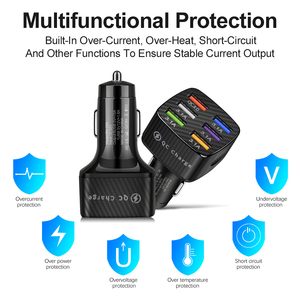 Cargador rápido para coche, 6 puertos Usb 5v/3.1a, Qc3.0, <span class=keywords><strong>Mimi</strong></span> - Product Image 3