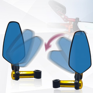 Rétroviseur pliable universel pour <span class=keywords><strong>moto</strong></span> de motocross, rétroviseur en aluminium, pièces de rechange pour <span class=keywords><strong>moto</strong></span>, accessoires pour Honda <span class=keywords><strong>Yamaha</strong></span> - Product Image 6