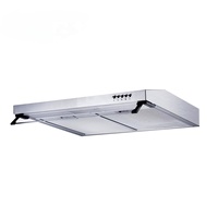 Prix d'usine en gros, hotte aspirante à filtre à déflecteur en acier inoxydable de 180 W, petite cheminée d'évacuation pour hôtel, garage et petite cuisine