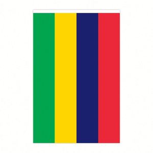 Wholesale 5.5x8 Inches Mauritius String Bunting <b>Flags</b> Indoor and Outdoor Display Accessories 20pcs/set - Product Image 2