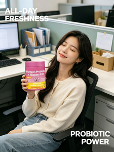 Bonbons gélifiés naturels pour l'équilibre féminin avec probiotiques et mélange d'herbes, 60 unités - Product Image 2