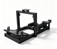 Cockpit de simulateur de course VR commercial, configuration complète, chaise de jeu en aluminium 4080 pour parc d'attractions, club d'e-sport, station de jeu de course