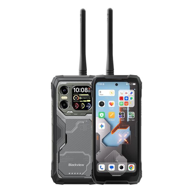 Hot Sale Blackview XPLORE 1 5G Walkie Talkie Rugged Phone Android 15 Dimensity 7050 12GB RAM 256GB ROM 120Hz NFC