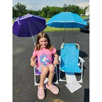 Chaise de plage pliable légère personnalisée pour enfants parapluie d'été chaise de plage de camping inclinable pliante avec parapluie à baldaquin
