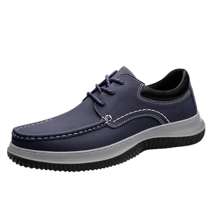 Nouveaux modèles Meilleure vente <span class=keywords><strong>Chaussures</strong></span> pour hommes en cuir naturel à bout large <span class=keywords><strong>Chaussures</strong></span> <span class=keywords><strong>bateau</strong></span> à lacets en cuir de vachette de première qualité pour <span class=keywords><strong>homme</strong></span> Haute qualité Grande taille 46 - Product Image 3