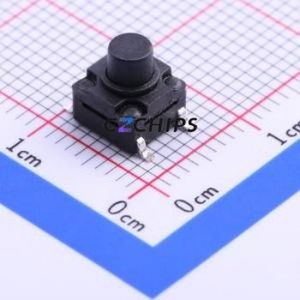 K2-1839SP-G4SW-02 Tactile Switch SMD-4P,6.2x6.2mm Switch Single Pole Single Throw Round Button 2.5N Vertical Mount - Product Image 1