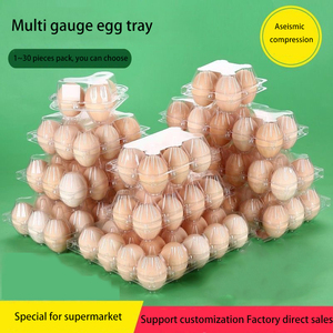 Factory Direct Supply 12 18 Holes 24 30 Cells Pvc Plastic Clear <strong>Egg</strong> Packaging Container Plastic <strong>Quail</strong> <strong>Egg</strong> <strong>Tray</strong> - Product Image 2