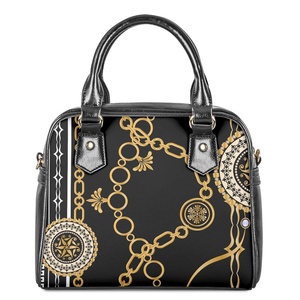 Bolsas de Couro PU Femininas com Estampa de Arte Africana Personalizada, Bolsas de Mão e Bolsas de Ombro para Mulheres - Product Image 5