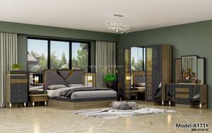 Diseño moderno precio barato vidrio espejado uso en el hogar elegante <span class=keywords><strong>jordans</strong></span> muebles de dormitorio conjuntos - Product Image 6