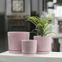Vas Taman Mini Model Korea, Pot Bunga Keramik Dalam Ruangan Kecil untuk Rumah