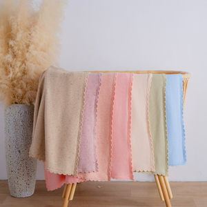 Bộ đồ sơ sinh cao cấp trung tính, bộ trang phục chào đón bé về nhà, gồm áo liền thân, bộ liền quần viền bèo, áo len đan, mũ len và khăn quàng - Product Image 5