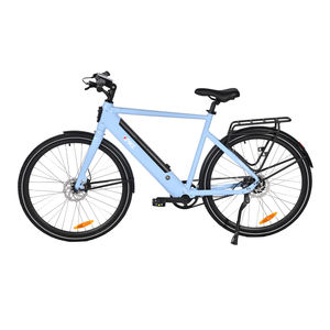 Vélo électrique personnalisé avec moteur central caché, nouveau design, 36v 250w, léger, transmission par courroie, vélo électrique pour adultes avec porte-bagages - Product Image 3