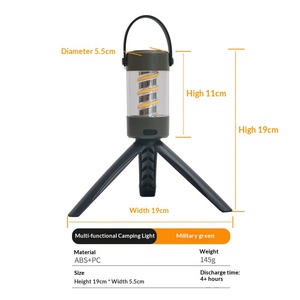 Haut-parleur Bluetooth d'extérieur, lampe de camping, lampe d'ambiance sans fil, lampe LED portable pour tente avec batterie ultra longue durée - Product Image 5