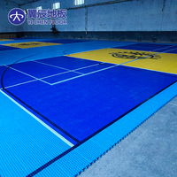 Tapis de sol pour terrain de pickleball