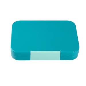 Solid Color Childrens Lunch <b>Box</b> 22x17.5x5cm Double Layer Compartmentalized Portable Rectangular Microwave Safe - Product Image 2