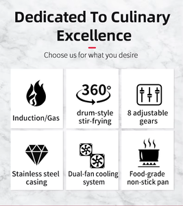 Macchina automatica 220V <span class=keywords><strong>Robot</strong></span> <span class=keywords><strong>per</strong></span> la cottura <span class=keywords><strong>per</strong></span> la torrefazione di noci spaghetti cibo riso fritto caffè <span class=keywords><strong>per</strong></span> uso da forno - Product Image 3