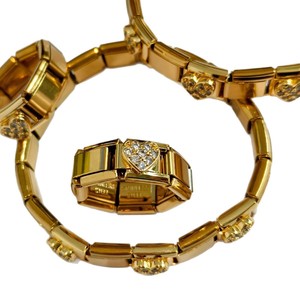 Nordic Italian Style 9Mm Stainless Steel Heart Module Bracelet Women's DIY Jewelry Set Gift Zircon Bezel Setting - Product Image 5