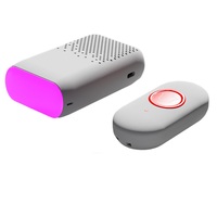 Système d'alerte sans fil pour soignants et infirmières, étanche IP68, activé par la voix, boutons d'appel SOS, bouton de panique haute sensibilité pour personnes âgées