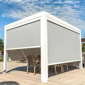 Pergola en aluminium thermolaqué à commande automatique à distance, <span class=keywords><strong>abri</strong></span> extérieur imperméable pour balcon, <span class=keywords><strong>petit</strong></span> pavillon de <span class=keywords><strong>jardin</strong></span> - Product Image 6