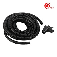 Protector de Cables en Espiral, Duradero, de PP, Resistente al Desgaste y al Calor, para Mangueras Hidráulicas