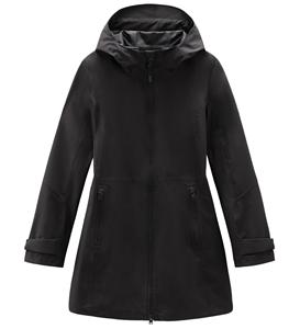 <span class=keywords><strong>Parka</strong></span> légère imperméable pour <span class=keywords><strong>femme</strong></span> avec capuche pluie, vêtements d'extérieur en tissu respirant et coupe-vent extensible coutures étanches personnalisées - Product Image 6