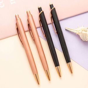 Click Metal Ballpoint <b>Pens</b> Wholesale Engraveable logo Student Writing Gift Advertising <b>Pen</b> Pressed Ballpoint <b>Pen</b> - Product Image 5