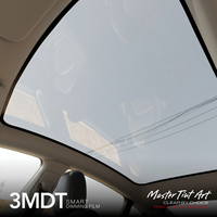 Verre intelligent commutable 3MDT PDLC pour fenêtre de voiture, télécommande, teinte pour Tesla Model X MT35, réponse rapide, OEM