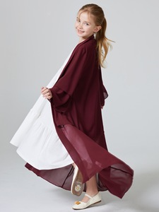 <span class=keywords><strong>Fille</strong></span> Dreases Dubai 2024 <span class=keywords><strong>Abaya</strong></span> le Moyen-Orient Long Chiffon Cardigan <span class=keywords><strong>Fille</strong></span> Vêtements Robe Jolie Robe - Product Image 2