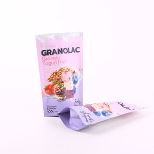 Sacs en plastique imprimés personnalisés pour céréales, pochette à fermeture éclair, en mylar, <span class=keywords><strong>yaourt</strong></span>, graines <span class=keywords><strong>et</strong></span> flocons, pour céréales, unités - Product Image 1