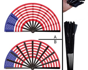 Large 13-Inch Chinese Style Plastic Hand Fan for Home Decoration Featuring Fruit Coin for Christmas Display Plastic Crafts - Product Image 3