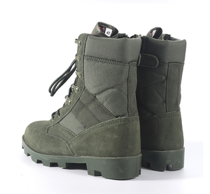 TSB910 Fashion Panama Jungle Green <b>Boots</b> Sage Outdoor Sports <b>Hiking</b> Working Shoes with Side Zip Fast Take off - Product Image 1