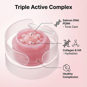 ครีมแคปซูลต่อต้านริ้วรอยกลางคืน ดีเอ็นเอปลาแซลมอน พีดีอาร์เอ็น คอลลาเจนสีชมพู ครีมบำรุงผิวหน้า ช่วยให้ความชุ่มชื้นและผิวกระจ่างใสอย่างเป็นธรรมชาติ - Product Image 6